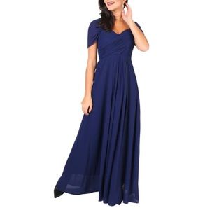 Ever Pretty Women's Blue Maxi Dress